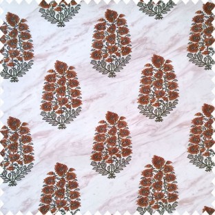 Green brown color beautiful flower bunch tree with small leaves and texture natural marble finished background main curtain